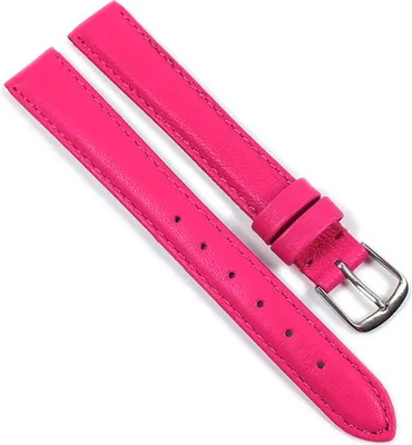 Produktbild von Beach XL Ersatzband Uhrenarmband Kalbsleder Himbeere 21691S, Stegbreite:18mm