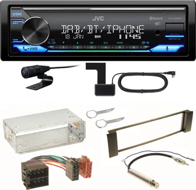 Produktbild von JVC KD-X482DBT Bluetooth DAB USB Einbauset für Seat Leon Toledo 1M