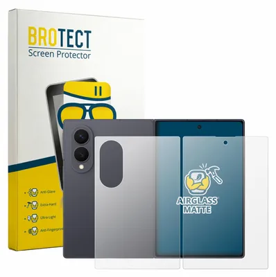 Produktbild von BROTECT Entspiegelungs Schutzglas für Samsung Galaxy Z Fold 8 (Display+Rückseite) Schutzfolie Panzer Folie Glas Display Schutz matt