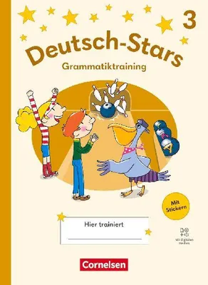 Produktbild von Deutsch-Stars 3. Schuljahr- Grammatiktraining - Ausgabe 2025 - Übungsheft mit Lösungen und digitalen Medien