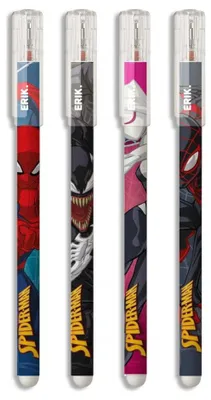 Produktbild von Spider-Man Radierbarer Stift 4er Set