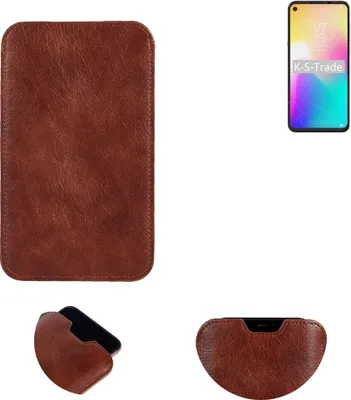 Produktbild von K-S-Trade Schutzhülle Handyhülle kompatibel mit HiSense U30 Handytasche Kunstleder Sleeve in braun