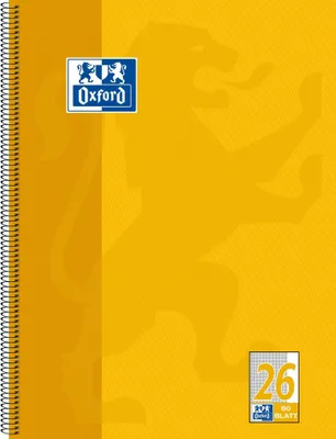 Immagine prodotto di Oxford Collegeblock A4+220x295mm 80 Bl. Kariert Rand weiß R