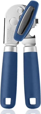 Produktbild von Rostfreie Edelstahl-Händemagnet mit blauem Mehrzweck-Flaschenöffner