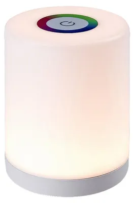 Obrázek produktu pro Rabalux Bílá přenosná LED RGB lampa Tipy 0,8W 74209