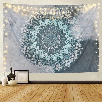 Produktbild von Famanu Wandteppich Mandala-Design - Baumwolle