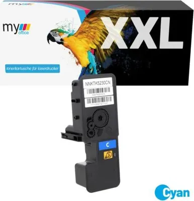 Produktbild von Toner "TK-5230" My Office für Kyocera EcoSys M5521CDN M5521CDW P5021CDN P5021CDW, Cyan