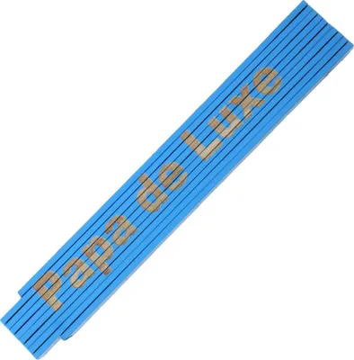 Produktbild von Zollstock Meterstab Papa de luxe,Blau