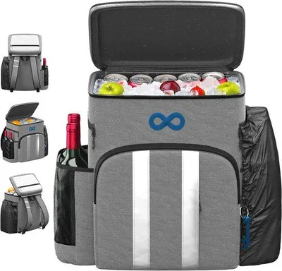 Produktbild von Isolierter Rucksackkühler: leckfreie Kühltasche für 54 Dosen - hält bis 24 Stunden kalt