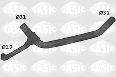 Produktbild von SASIC Kühlerschlauch Wasserschlauch für AUDI 80 Limousine (8C2, B4) SWH6596
