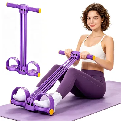 Image de Bandes de résistance avec poignées pour le fitness