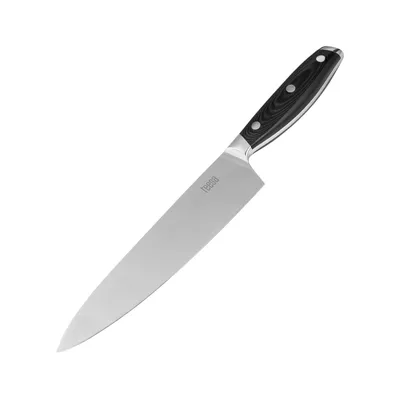 Image de Teesa TSA0190 Couteau de chef en acier inoxydable 33 cm (7Cr17Mov)