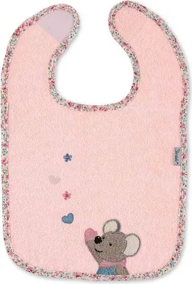 Produktbild von Sterntaler Klettlätzchen Mabel 7032071 - Sterntaler Lätzchen Maus 38x26cm