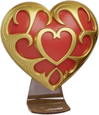 Produktbild von Paladone Herzcontainer-lampe 25 Cm Golden  Golden One Size