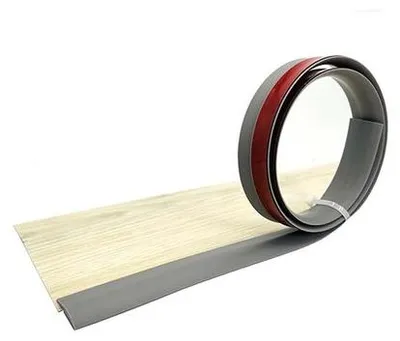 Produktbild von Selbstklebender Übergangsstreifen – PVC-Türschwellenabdeckung, Grau, 5 Meter