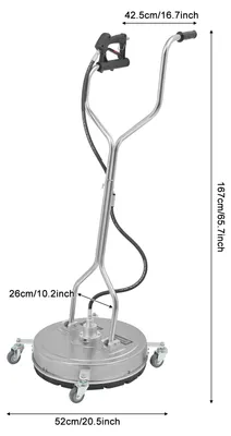 Image de Nettoyeur haute pression pour surfaces - 20 pouces - 4500 PSI - Acier inoxydable
