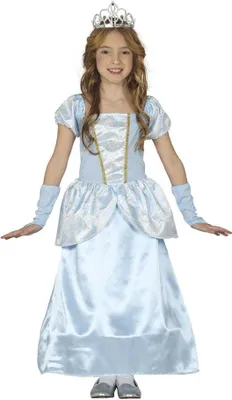 Produktbild von Fiestas Guirca - Prinzessin-Kostüm für Mädchen FG1153 (128-134) (Blau)