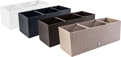 Produktbild von Blumentopf Rato case DRTC500-S449 Mocca 4 Farben Bewässerungsanlage 17 L NEU