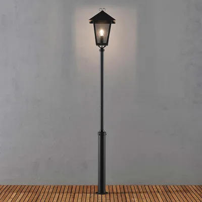 Immagine prodotto di Konstsmide Benu in alluminio laccato nero e vetro acrilico color fumo
