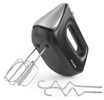 Handmixer 400 W, 5 Stufen, Turbostufe, Edelstahl, Schwarz