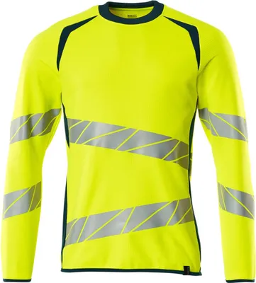 Produktbild von Mascot T-Shirt 19084-781-1744 Gr. M hi-vis gelb/dunkelpetroleum