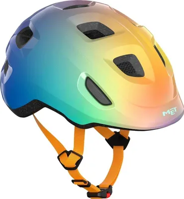 Immagine prodotto di MET Hooray Multicolore/Lucido XS (46-52 cm) Casco da ciclismo per bambini