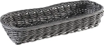 Produktbild von APS 40011 Besteckkorb ECONOMIC, 27 x 10 cm, Höhe 4,5 cm, Polypropylen, anthrazit
