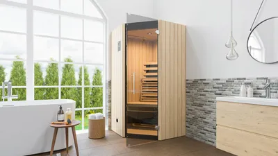 Produktbild von weka Infrarotkabine TANILLA Eck x B x T x H x 99 x 99 x 190