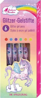 Produktbild von Einhorn-Paradies - Glitzer-Gelstifte (6 St.)