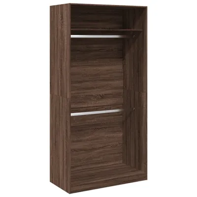 Immagine prodotto di vidaXL Armadio marrone effetto rovere 100x50x200 cm materiale a base di legno