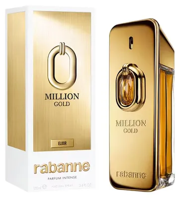 Obrázok produktu pre Rabanne Million Gold, Muži, 100 ml, Tekutý parfém, Sprej, ALCOHOL DENAT., PARFUM (FRAGRANCE), AQUA (WATER), TETRAMETHYL ACETYLOCTAHYDRONAPHTHALENES,..., Francúzsko