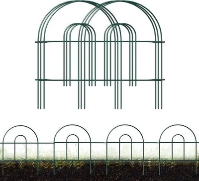 Produktbild von Famanu Faltbares Gartenzaun mit Metalldraht - 46 cm x 6 m