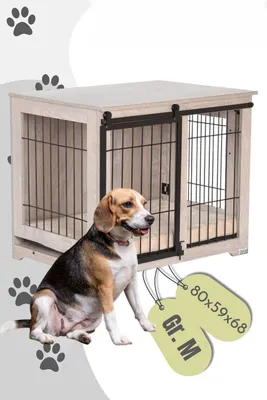 Produktbild von Quapas! Dog Hundehütte Indoor Wood in 2 Größen, Modell:Medium