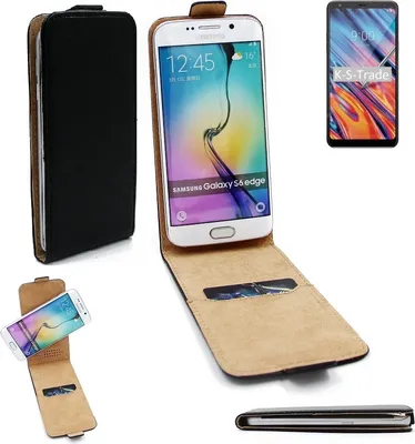 Produktbild von K-S-Trade® Schutz-Hülle Handy-Hülle kompatibel mit LG Electronics Stylo 5x Flipstyle  360° Smartphone Tasche, schwarz, Case Flip cover