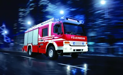 Produktbild von Fototapete Vlies 1924 VEXXXL Feuerwehrauto 4-tlg.416 x 254 cm
