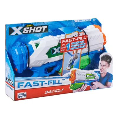 Produktbild von X-Shot Fast Fill, Wasserpistole, Blau, Grün, Orange, Weiß, 5 Jahr(e), 1 Stück(e)