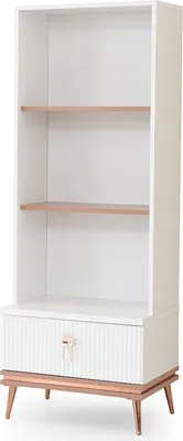 Produktbild von Weißer Kinderschrank Exklusive Kinderzimmer Möbel Designer Holz Schrank