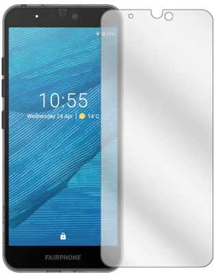Obrázek produktu pro 2x ochranná fólie displeje pro Fairphone 3 čirá ochranná fólie displeje dipos