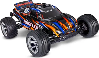 Produktbild von TRAXXAS Rustler 1/10 2WD Stadium-Truck orange RTR BL-2S Brushless, HD