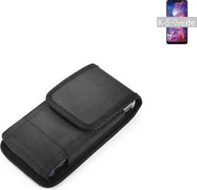Produktbild von Holster Gürteltasche kompatibel mit Sony Xperia 10 Plus Holster Gürtel Tasche wasserabweisend Handy Hülle Schutz Hülle Outdoor schwarz K-S-Trade