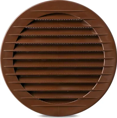 Produktbild von Rundes Lüftungsgitter - versch. Größen und Farben 150 Braun