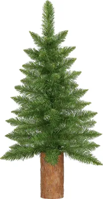 Immagine prodotto di Albero di Natale artificiale in abete verde con tronco vero, 100 cm