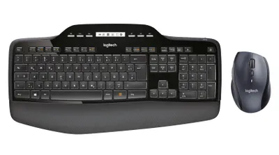 Produktbild von Logitech Desktop Set MK710 kabellos schwarz/anthrazit