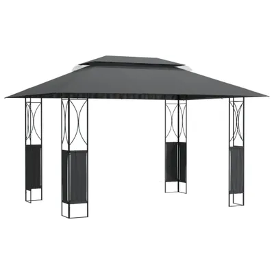 Produktbild von vidaXL Pavillon mit Dach Anthrazit 400x300x270 cm Stahl