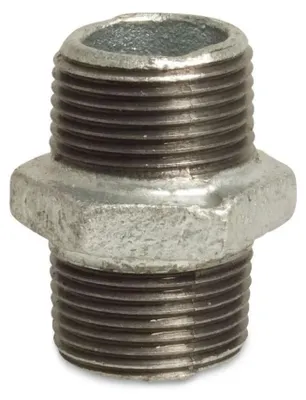 Immagine prodotto di Raccordo Filettato in Ghisa Malleabile, Nipplo Doppio 1/2"