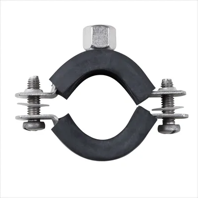 Produktbild von Edelstahl Rohrschelle 48-52 mm 1 1/2 Zoll V4A Schraubrohrschelle