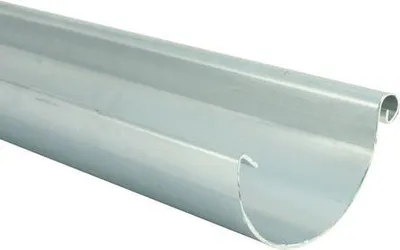 Produktbild von Marley Dachrinne NW 125 mm, 2 m, halbrund, titan-zink