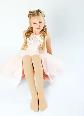 Produktbild von Giulia Kinder Mädchen Strumpfhose Microfaser 40 Den, Farbe:  Daino, Größe: 140-146