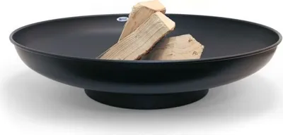 Immagine prodotto di Ciotola da fuoco HEAT 80 cm - ciotola da fuoco per il giardino - fossa da fuoco per esterni e barile da fuoco - ciotola da fuoco con griglia opzionale in acciaio di alta qualità - cesto da fuoco per il giardino - 80x80x16 cm
