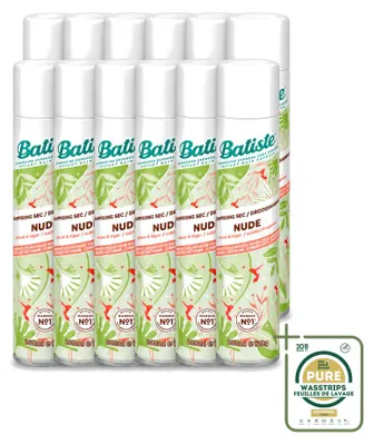 Produktbild von 12 x Batiste Nude Trockenshampoo - 200 ml - Vorratspackung - 12 Stücke
